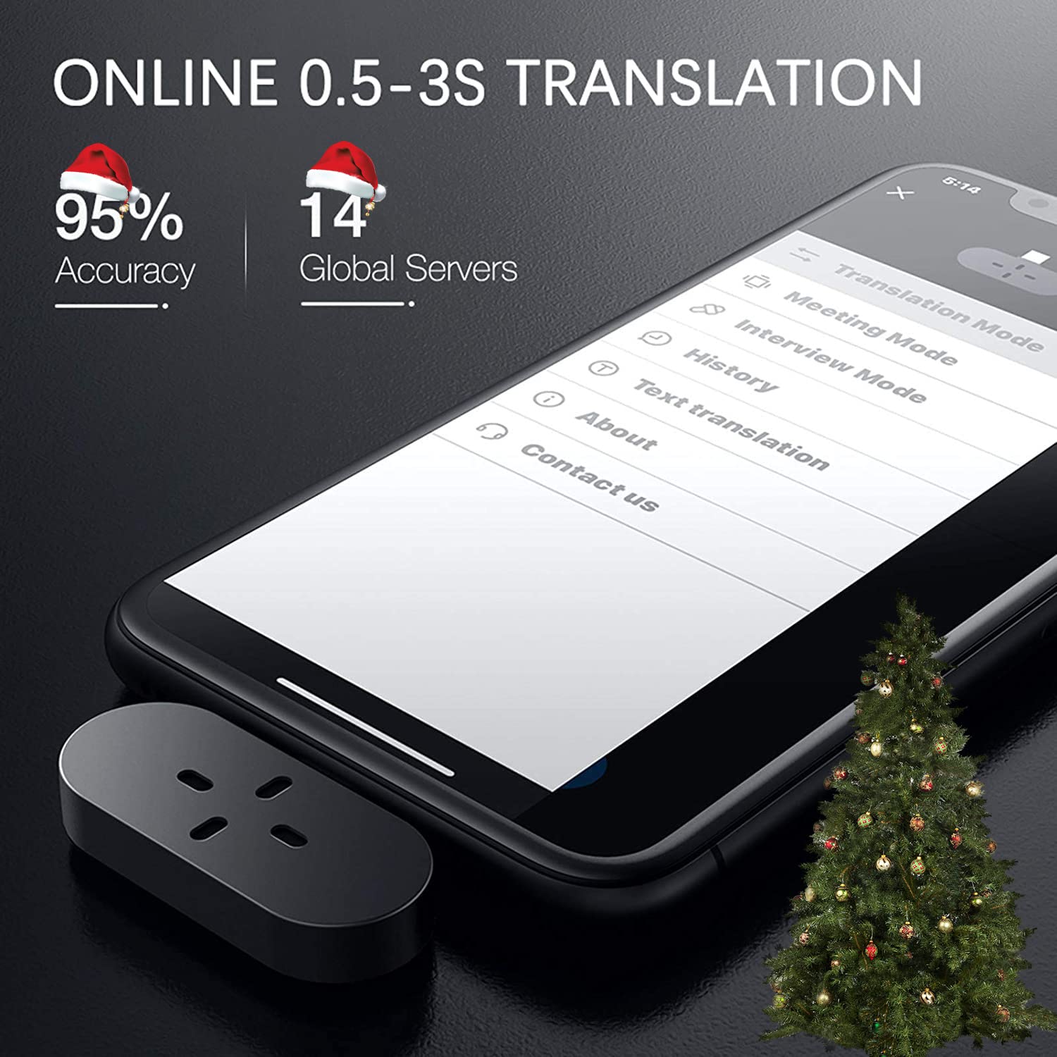 Timekettle WT2 Edge/W3 Translator Device, Bidirection Simultaneous Language Translator with 40 Languages & 93 Accent Online Bundle with Timekettle Zero Language Translator Device for iOS System Only