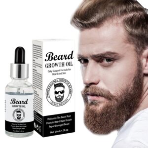 DISAAR Beauty Beard Growth Oil Daily Support Formula Moisturizing Roots Repair Damaged Hair 30ml / 1fl.oz