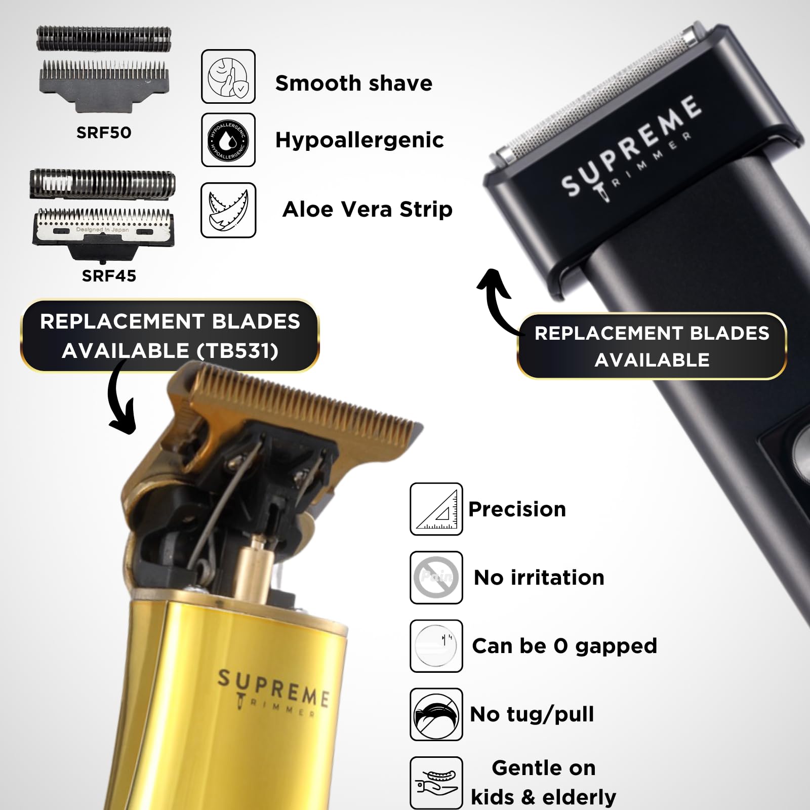 Supreme Trimmer - Trimmer & Shaver Kit