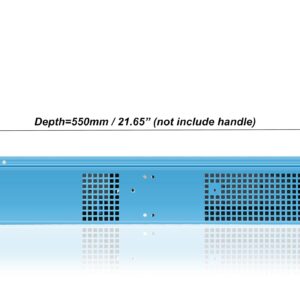 RackChoice 2U Rackmount Server Chassis 2x5.25 + 6x3.5 ATX/MATX Support ATX PSU with Either top or Side Cooling