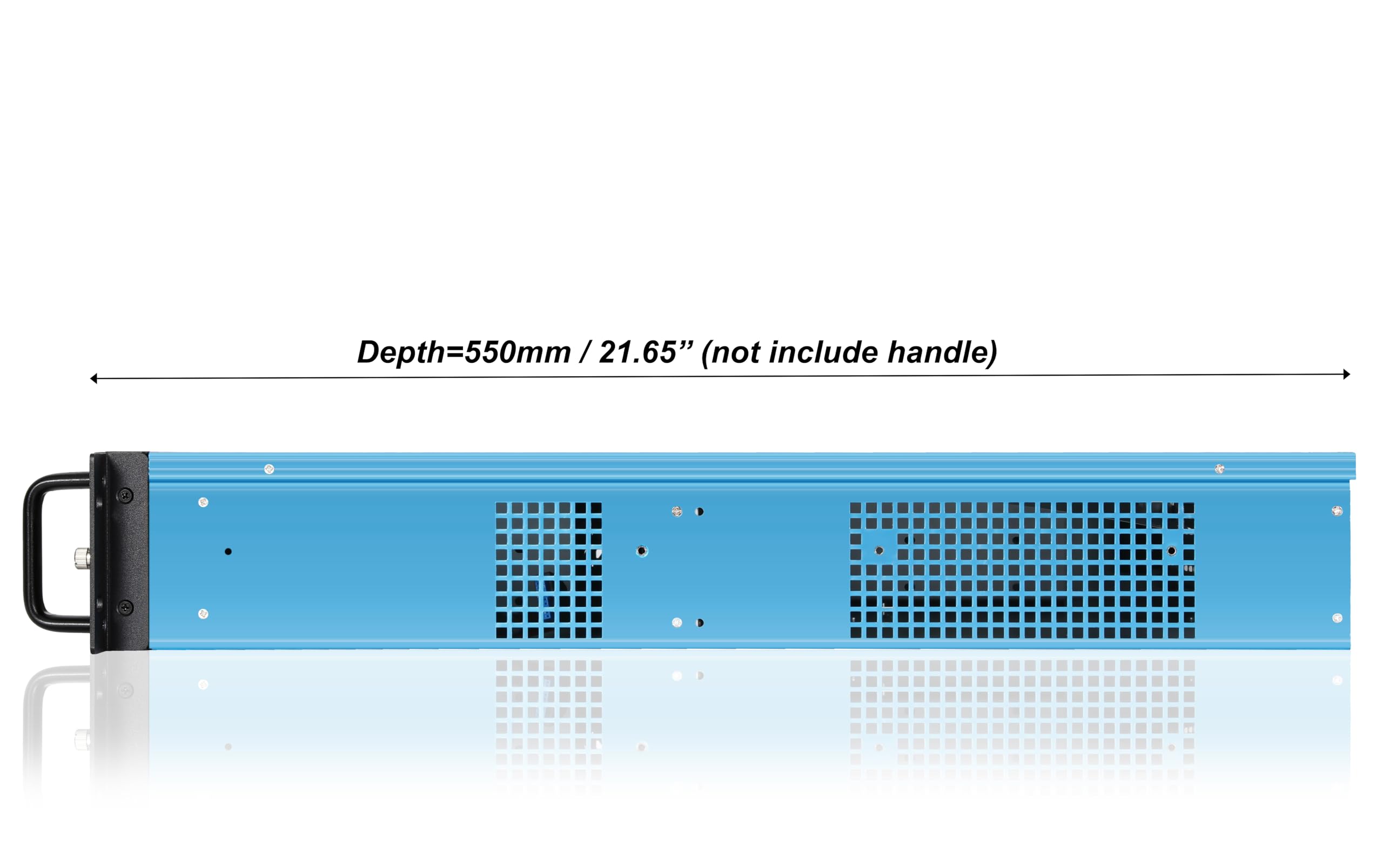 RackChoice 2U Rackmount Server Chassis 2x5.25 + 6x3.5 ATX/MATX Support ATX PSU with Either top or Side Cooling