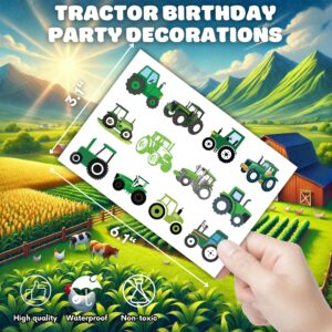 Tractor Temporary Tattoos for Kids Themed Birthday Party Supplies Decorations Party Favors Super Cute 96PCS Tattooos Sticker Gift for Boy Girls Prizes Christmas