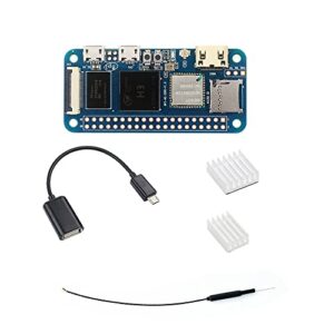 youyeetoo banana pi m2 zero open source singal board computer, 512mb sdram mini hdmi onboard wifi (ap6212) & bluetooth, support raspbian android armbian retropie ubuntu (heat sink set)