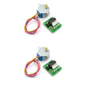 treedix 2 sets uln2003 stepper motor driver board 5v stepper motor stepper motor compatible with arduino and raspberry pi