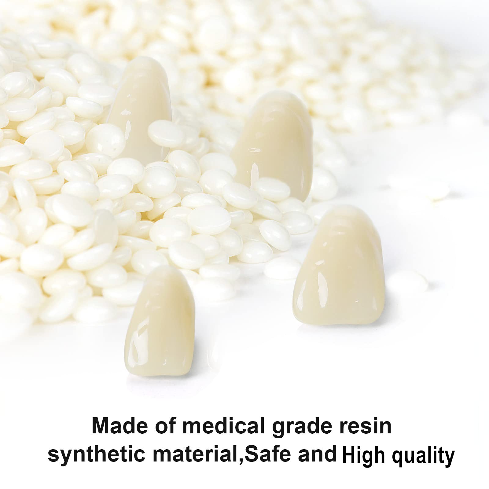 Dental Acrylic Resin Synthetic Polymer Resin Teeth Shade A2 Size T8 (28Pcs/Set)