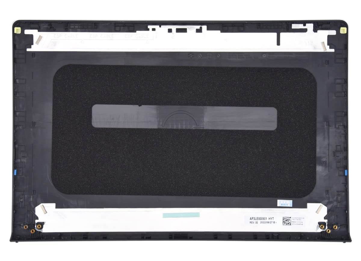 Replacement LCD Back Cover Top Case Lid for Dell inspiron 15 3510 3511 3515 3520 3525 Series Laptop, New Dell inspiron 15 3511 3515 LCD Back Cover P/N: 00WPN8 0WPN8 AP3LE000901, Black