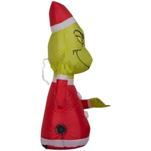 The Grinch Car Buddy Inflatable Christmas Decoration (Grinch Dressed as Santa Claus)