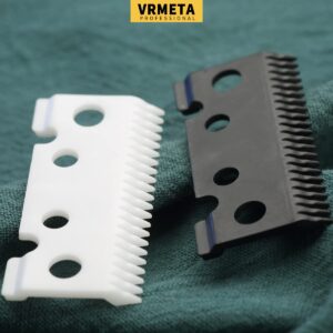 VRMETA 2pcs Replacement Ceramic Blades for Andis Master-01556, Master Replacement Blade, Ceramic Blades, Adjusts from 000-1, Long-Lasting Sharp Blade