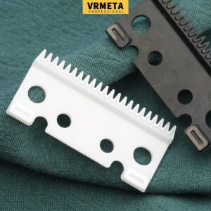 VRMETA 2pcs Replacement Ceramic Blades for Andis Master-01556, Master Replacement Blade, Ceramic Blades, Adjusts from 000-1, Long-Lasting Sharp Blade