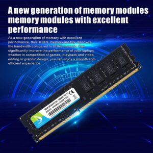 32GB(4X 8GB) DDR3L/DDR3 1600MHz Desktop RAM 32GB PC3L-12800U DIMM RAM PC3 12800 CL11 1.35V/1.5V DDR3-1600 2RX8 240-Pin Unbuffered Non-ECC Upgrade Module Ram Desktop Memory RAM