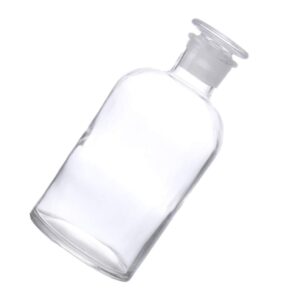 tehaux 1pc reagent bottle sample bottle chemicals bottle sample sealing bottle chemicals glass bottle