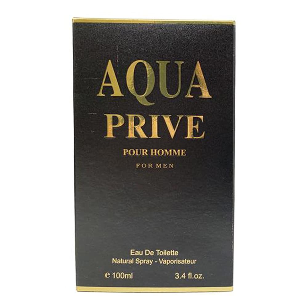 META-BOSEM Aqua Prive, Men's Cologne Eau de Toilette Natural Spray - Citrus Woody Notes - Fresh Scent - Great Holiday Gift - for All Day Use - a Classic Bottle, 3.4 Fluid Ounce/100Ml