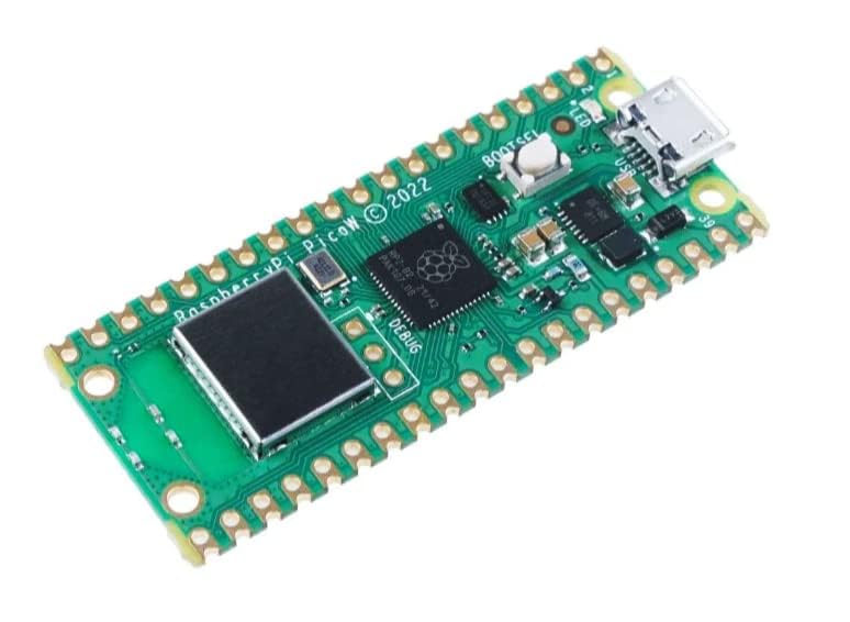 DVOZVO 4Pack Raspberry Pi Pico W with Pre-Soldered Headers, Raspberry Pi RP2040 Chip, WiFi Wireless Connectivity