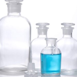 TEHAUX 1pc Reagent Bottle Sample Bottle Chemicals Bottle Sample Sealing Bottle Chemicals Glass Bottle