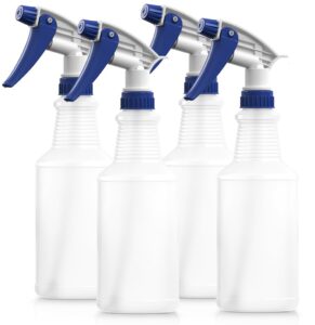 bar5f set of 4 premium empty 16 oz spray bottles, nbr gasket - superior hydrocarbon resistance - ideal for auto detailing & industrial cleaning