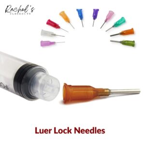 Rachel's Closeouts 100 Packs of 14 Gauge Needle 2-inch Dispensing Needle in Your Choice of Gauge & Pcs Blunt Tip Needle Industrial Dispensing Needle | Luer Lock Needle | Syringe Needles |