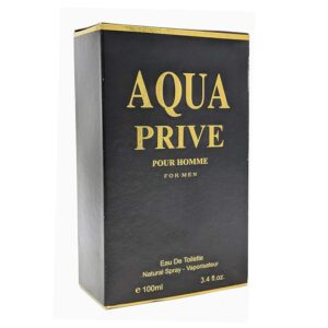 META-BOSEM Aqua Prive, Men's Cologne Eau de Toilette Natural Spray - Citrus Woody Notes - Fresh Scent - Great Holiday Gift - for All Day Use - a Classic Bottle, 3.4 Fluid Ounce/100Ml