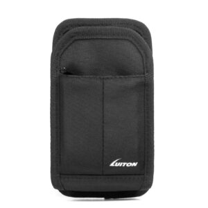 Zebra TC77 TC70 Scanner Holster Carrying Case Pouch Compatible with Zebra TC75x, TC75, TC70x, TC70, TC72, TC77 Handheld Barcode Touch Mobile Computer,Scanner Case Holder with Metal Clip and Belt Loops