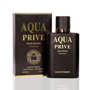 meta-bosem aqua prive, men's cologne eau de toilette natural spray - citrus woody notes - fresh scent - great holiday gift - for all day use - a classic bottle, 3.4 fluid ounce/100ml