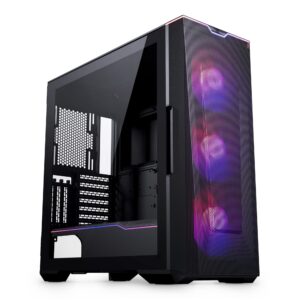 phanteks eclipse g500a mid tower case, drgb, black