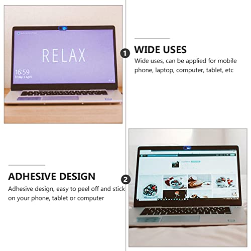 SOLUSTRE Slide Animal Marine Desktop Laptop Security Web Ultra Webcam Beach Style for Adhesive Notebook Blocker Decoration Pattern Cover Sea and Privacy Tablet Your Computer with Camera