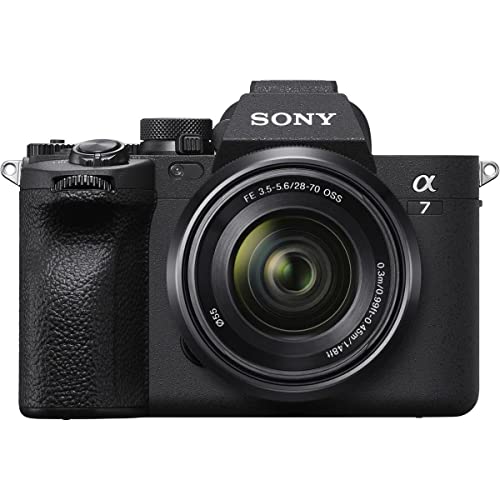 Sony Alpha a7 IV Full Frame Mirrorless Digital 4K Camera with FE 28-70mm Lens - Bundle with 160GB CFexpress Card, Backpack, Extra Battery, 55mm Filter Kit, Cleaning Kit