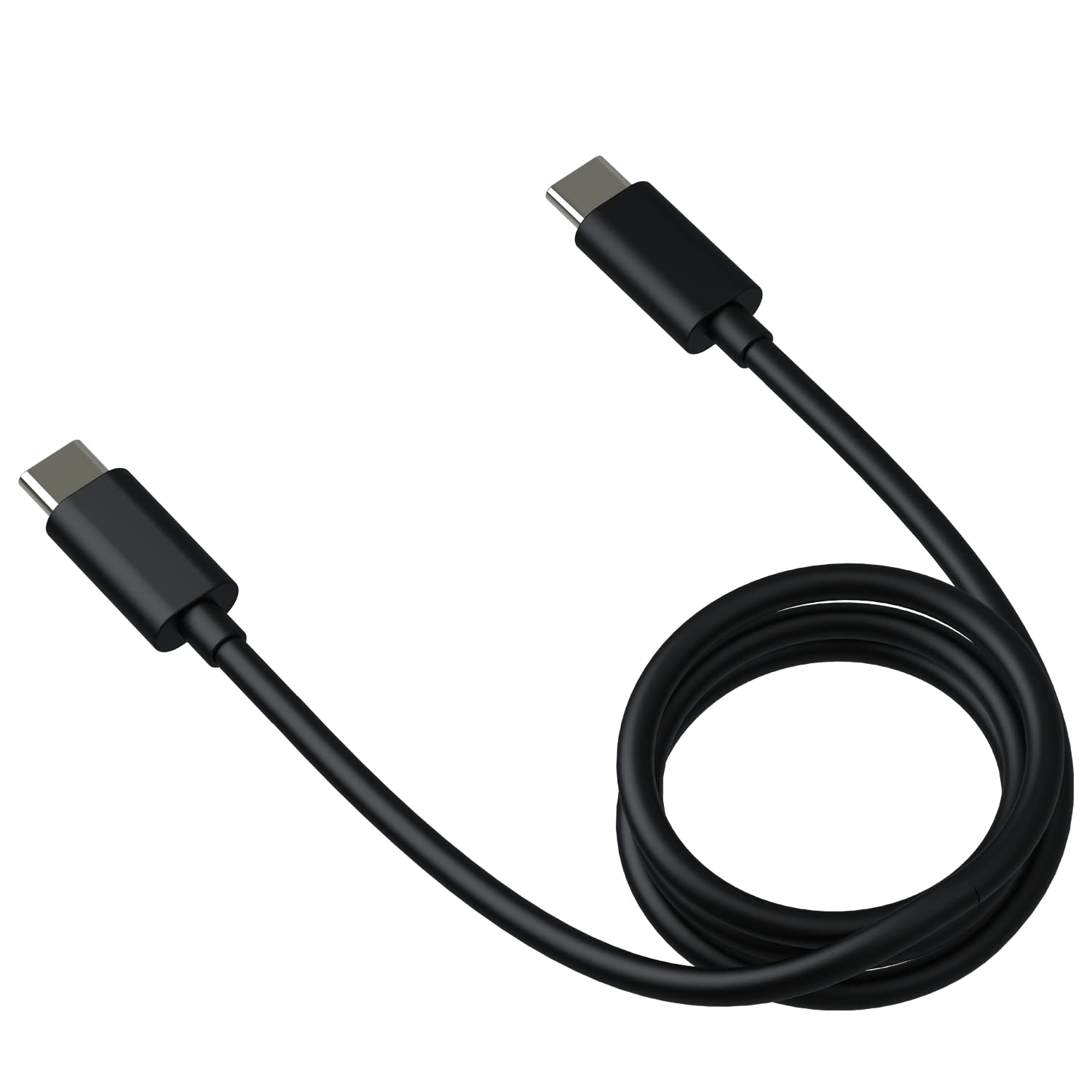 Motorola Essentials 6.5A E-Marked 3.3ft USB-C to USB-C Cable for High Current Charging, Companion Cable to TurboPower 68W Charger, USB2.0 Data Transfer