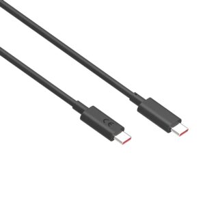 Motorola Essentials 6.5A E-Marked 3.3ft USB-C to USB-C Cable for High Current Charging, Companion Cable to TurboPower 68W Charger, USB2.0 Data Transfer