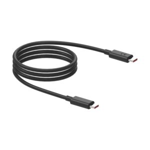 Motorola Essentials 6.5A E-Marked 3.3ft USB-C to USB-C Cable for High Current Charging, Companion Cable to TurboPower 68W Charger, USB2.0 Data Transfer