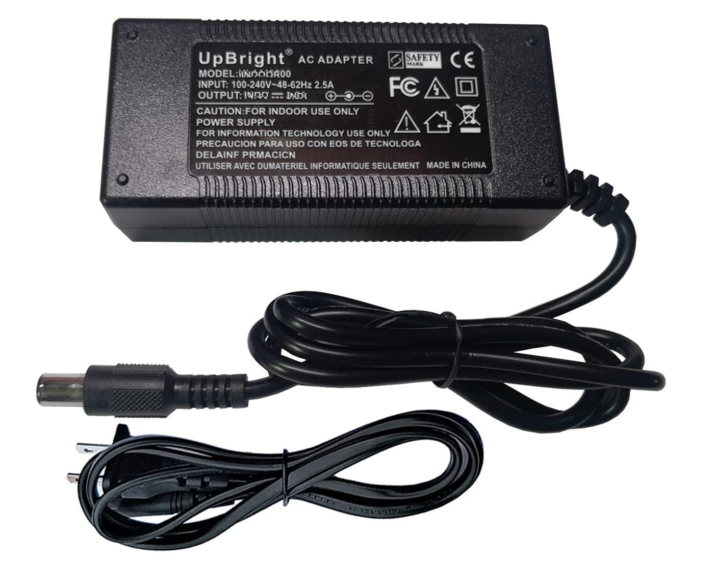 UpBright 12V - 19V AC/DC Adapter Compatible with PryMAX R300 PS-YXA330 330W M330 Portable Power Station 298Wh 3.7V 80000mAh 296Wh Lithium Ion Battery JYH32-1903420 19VDC 3A 3.42A 19.0V Supply Charger