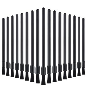 100 Pcs Disposable Lip Brushes Lip Wand Disposable Nail Brushes Makeup Brushes Lip Gloss Brushes Disposable Black Multifunctional Brushes Gift for Making Up Painting and Cookie Tool for Women Girls