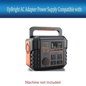 UpBright 12V - 19V AC/DC Adapter Compatible with PryMAX R300 PS-YXA330 330W M330 Portable Power Station 298Wh 3.7V 80000mAh 296Wh Lithium Ion Battery JYH32-1903420 19VDC 3A 3.42A 19.0V Supply Charger