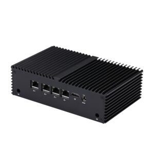 Qotom Q790G4 4 LAN Router Celeron J6412 8G RAM 32G mSATA,Desktop AES-NI Firewall Appliance Fanless Mini PC