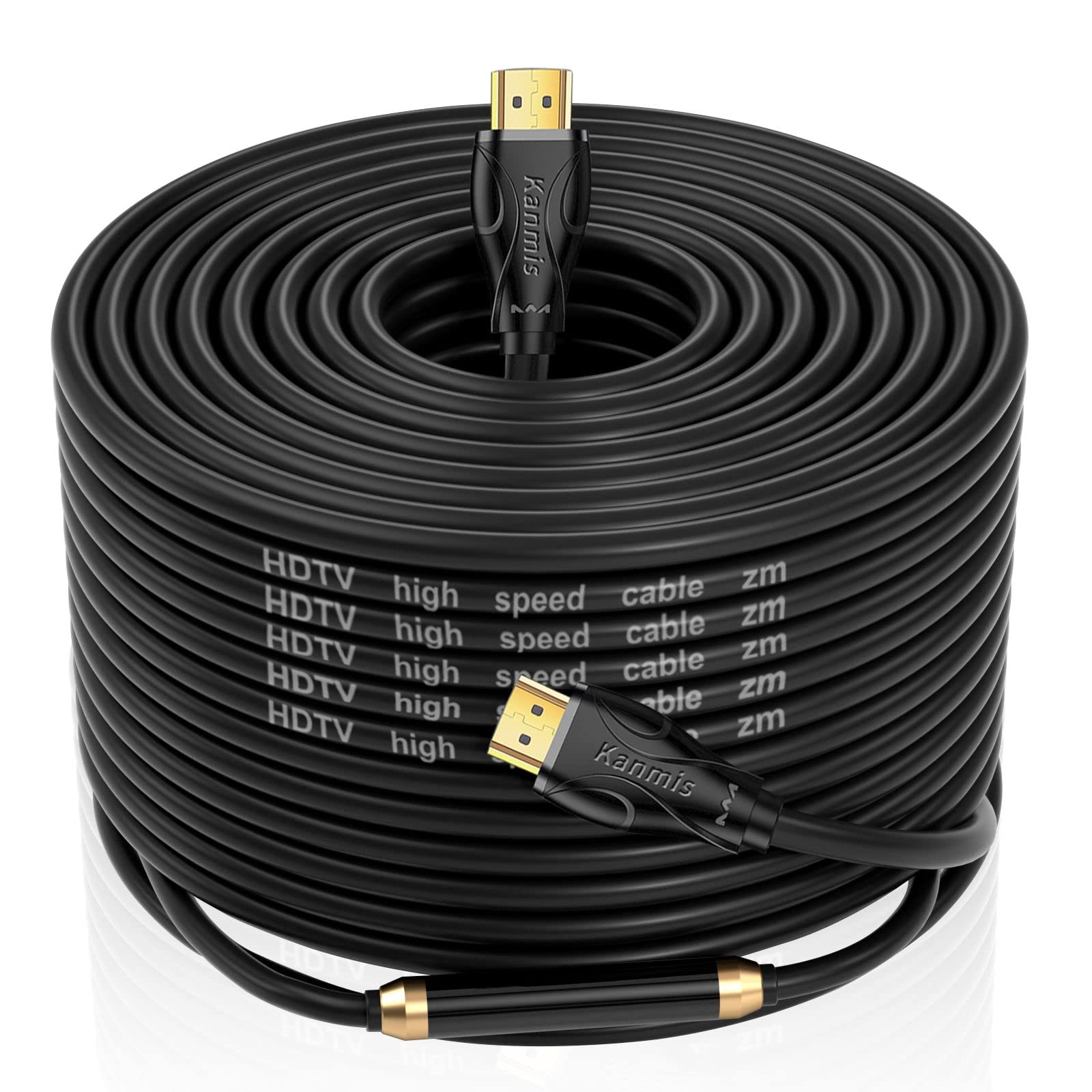 4K HDMI Cable 85ft, High Speed Hdmi Cables (HDMI2.0,18Gbps,1080P)-Ethernet Audio Return Video 4K HDMI Cable, Ultra High Speed Gold Plated Connectors, Compatible with Playstation Arc PS3 PS4 PC HDTV