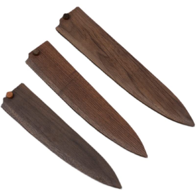 KMZ KITCHEN Wooden Saya Cover Blade Protector for Gyuto Knives 210mm 240mm 270mm (270mm/10inch)