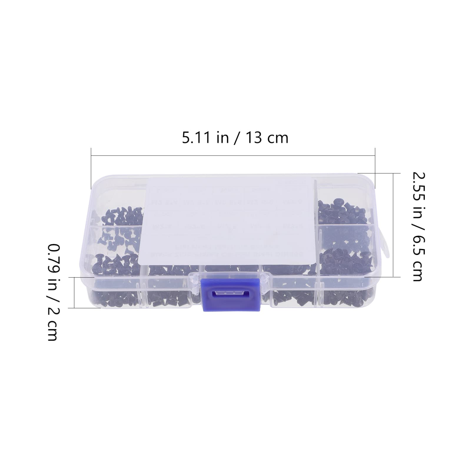 Mobestech 3 Sets Computer Repair Screws Flat Head Screw Wood Screws Flat Head Cap Screws Countersunk Screws Computer Part Countersunk Head Wood Screw Drilling Screw M2 Screws Laptop Screws