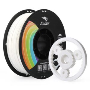 creality 3d printer filament, pla plus filament 1.75mm white, pla pro toughness upgraded dimensional accuracy +/- 0.03mm, 1kg spool(2.2lbs) ender pla+ filament for most 3d printer