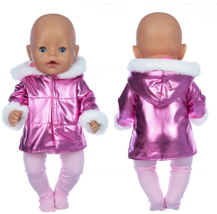 8 pcs 2023 New Down jacket + leggings Doll Clothes Fit For 18inch/43cm born baby Doll clothes reborn Doll Accessories