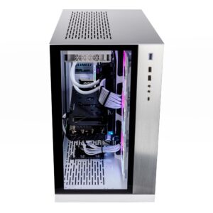 Velztorm Lux Gaming & Entertainment Desktop PC (AMD Ryzen 9 5950X 16-Core, 128GB RAM, 8TB PCIe SSD, GeForce RTX 4080 Super 16GB, WiFi, HDMI, USB 3.2, USB 3.1, Display Port, USB 3.0, White, Win10P)