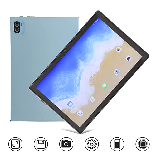 Naroote 10 Inch Tablet 8 Core MT6889 CPU for 12 Dual Camera Kids Tablet for Writing (US Plug)