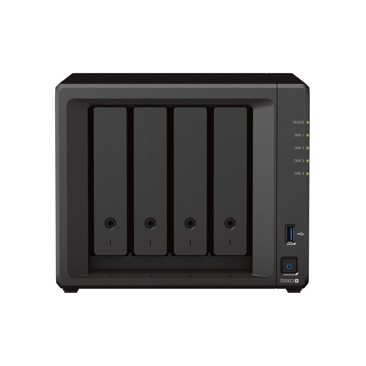 Synology DS923+ 4-Bay Diskstation NAS (AMD Ryzen™ 4 Threads R1600 Dual-Core 4GB Ram 2xRJ-45 1GbE LAN-Port) 24TB Bundle with 4X 6TB Seagate IronWolf