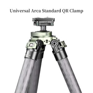 SUNWYAFOTO TL3240CS-P Hunting Tripod for Shooting Rifle Stand Carbon Fiber