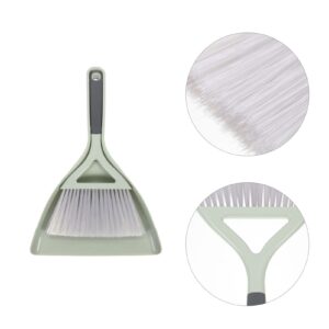 1 Set Set Broom Dustpan Combination Table Cleaning Broom Mini Broom Pet Cleaning Brush Reusable Cleaning Broom Desktop Dustpan Household Table Broom Home Accessory Clean Dust Pan