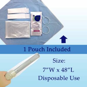 Ultrasound Probe Cover, Latex-Free Sterile Disposable Clear, 7“ x 48”, Individual Packaging, 50 Pcs