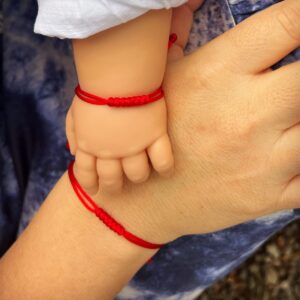 PHITECUS Red Bracelet protection for Newborn/Baby Girl/Baby boy/Girl and boy/Mommy and Me/family and Me. Amulet for Children. String for Good Luck and The Evil Eye. (Mommy and Me)