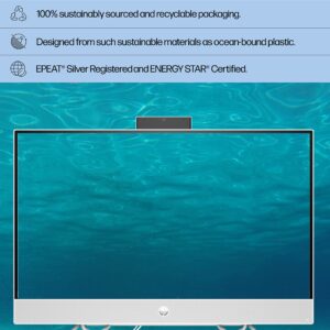 HP All-in-One PC, 23.8" FHD Micro-Edge Touchscreen Display, AMD Ryzen 5 Processor, AMD Radeon Graphics, 12 GB RAM, 512 GB SSD, Windows 11 Home OS, Wi-Fi (24-cb1142, 2022) (Renewed)