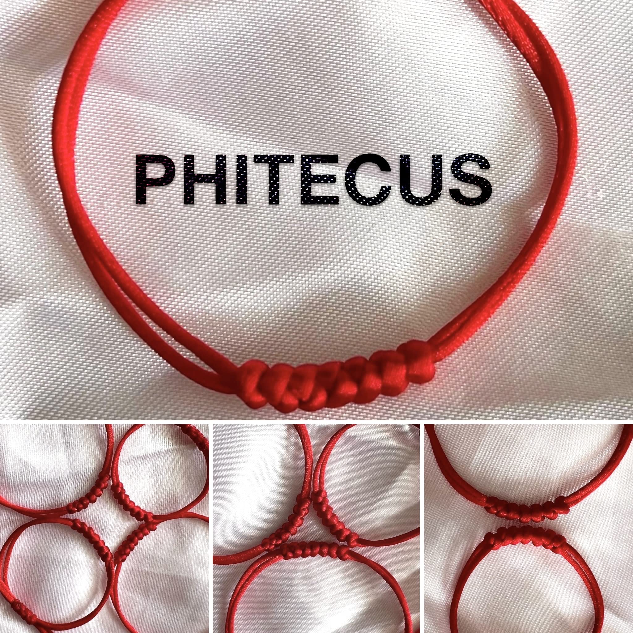 PHITECUS Red Bracelet protection for Newborn/Baby Girl/Baby boy/Girl and boy/Mommy and Me/family and Me. Amulet for Children. String for Good Luck and The Evil Eye. (Mommy and Me)