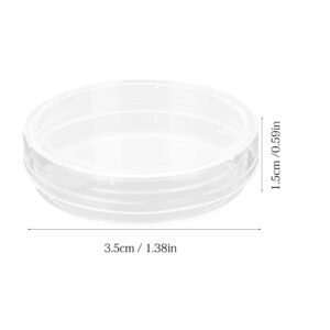 30pcs Culture Plate Petri Plates Laboratory Petri Dish Petri Dishes with Lids Petri Dish for Experiments Science Petri Dishes Tissue Culture Dish Culture Petri Dishes Agar Plates