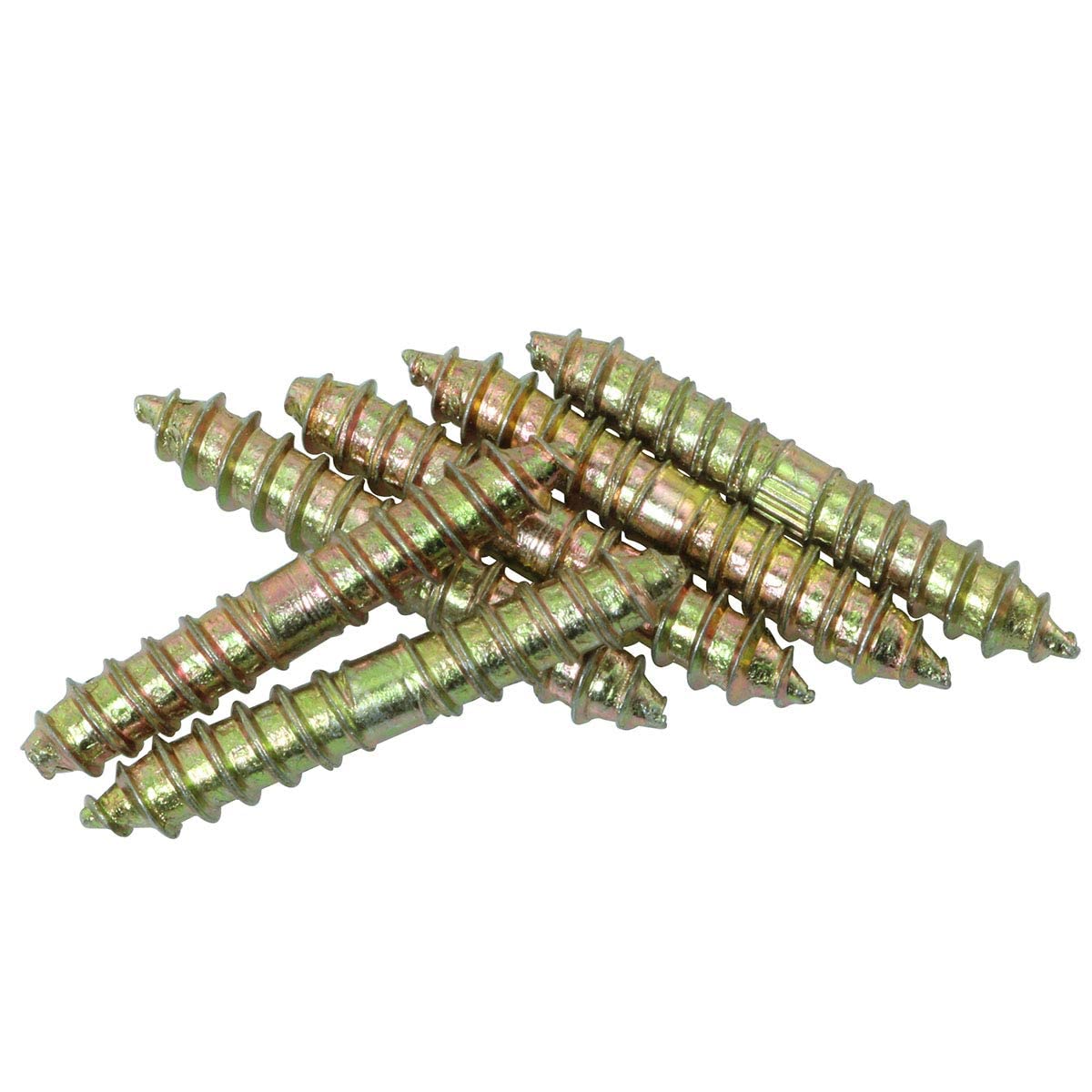 TAODAN 20pcs Dowel Screw Double Ended Wood Woodworking Furniture Connecting Fixing Dowel Screws M6x40mm