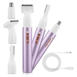 stepok nose hair trimmer, 3 in 1 electric nose & ear hair trimmer, eyebow trimmer, face razor, usb rechargeble for men women